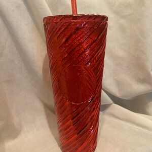 Starbucks Red Tumbler with Straw